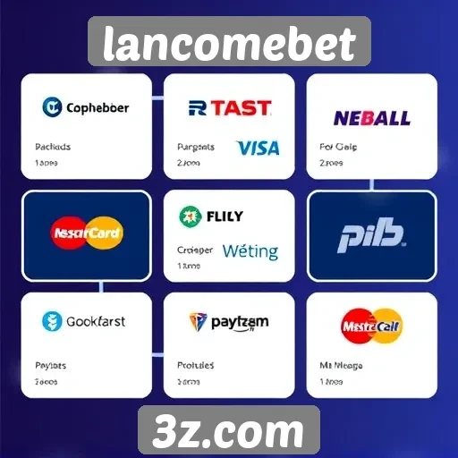 Métodos de pagamento oferecidos pela lancomebet